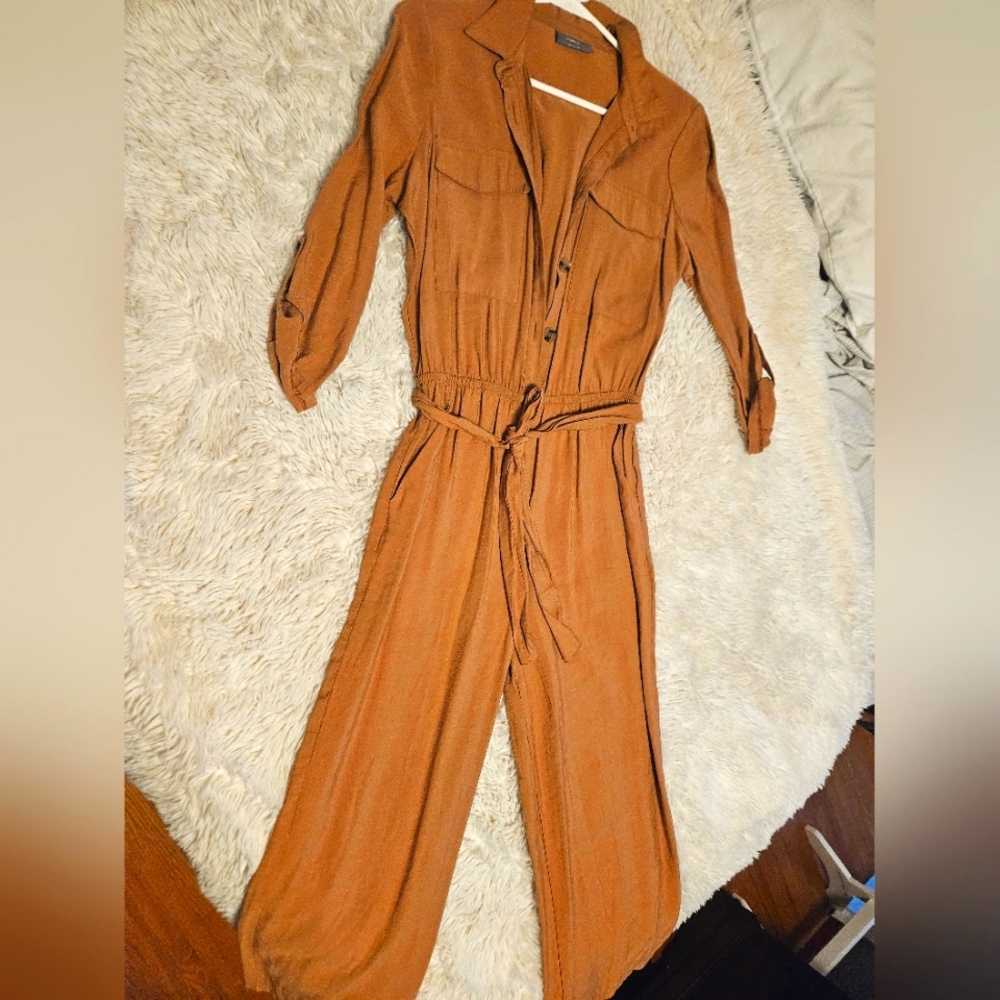 Tan Jumpsuit